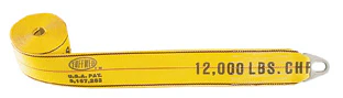 Winch Strap with Slotted Delta Ring